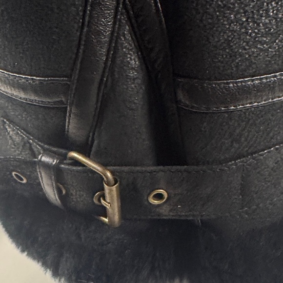 OVERLAND Woman’s SHEEPSKIN Jane Bomber Jacket - Picture 12 of 16